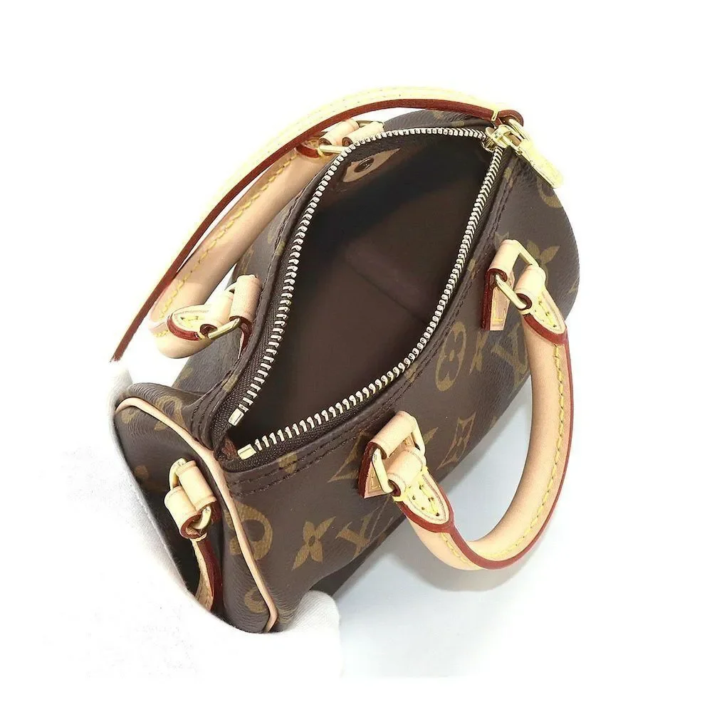 Louis Vuitton Monogram Nano Speedy Shoulder Bag